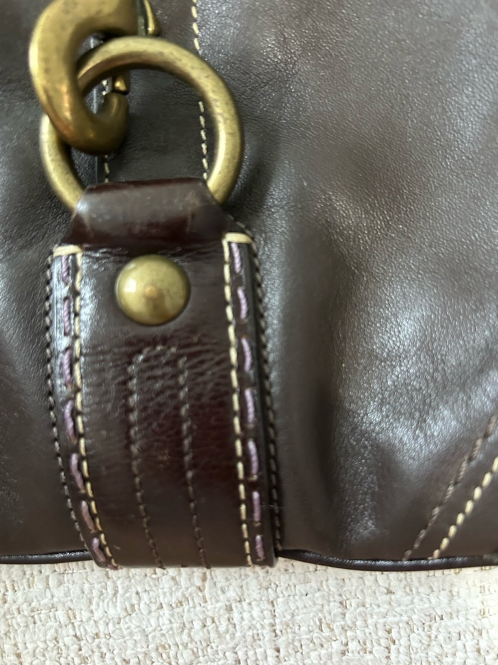 Coach Hampton bag in brown - alt Serena Van Der Woodsen - Picture 6 of 14